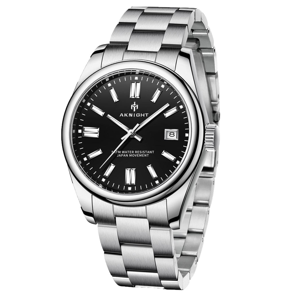 PD Aknight 2113 Herren Quarzuhr - 39mm Edelstahl