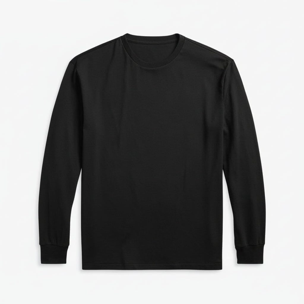 Classic Fit Rundhals T-SHIRT Aus Weicher Baumwolle