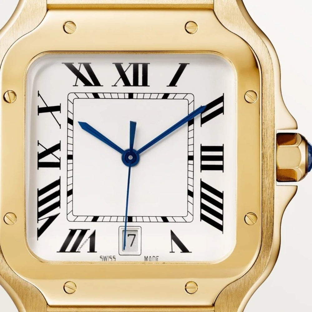 Santos Gold Herrenuhr
