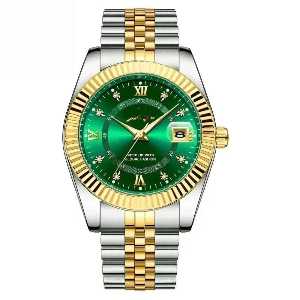 Goldenstar 40mm Herrenarmbanduhr - Wasserdicht - Edelstahl