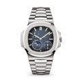 Nautilus Stahl Blaues Zifferblatt Mondphase 5712/1A-001