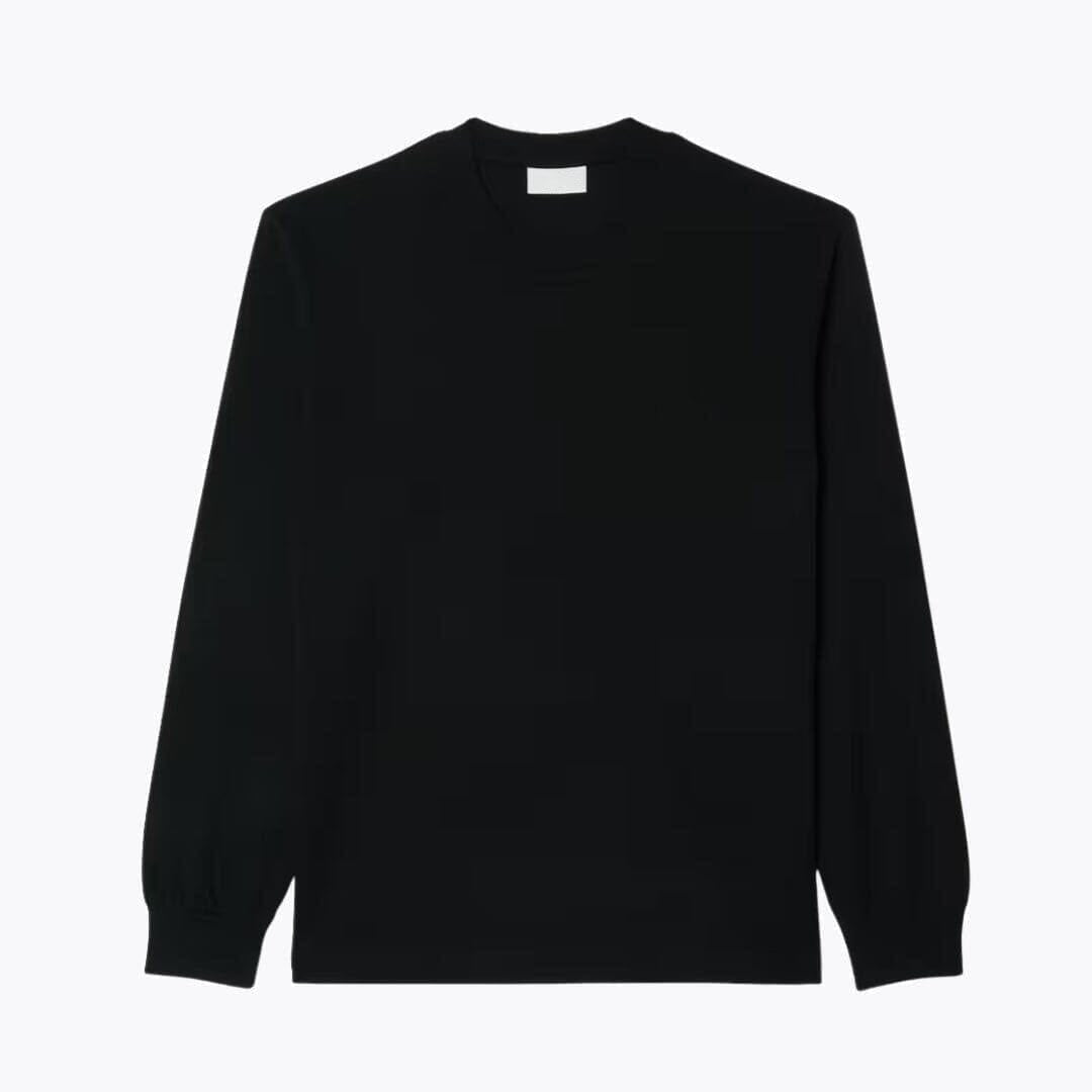 Langarm Baumwoll-T-Shirt Für Herren