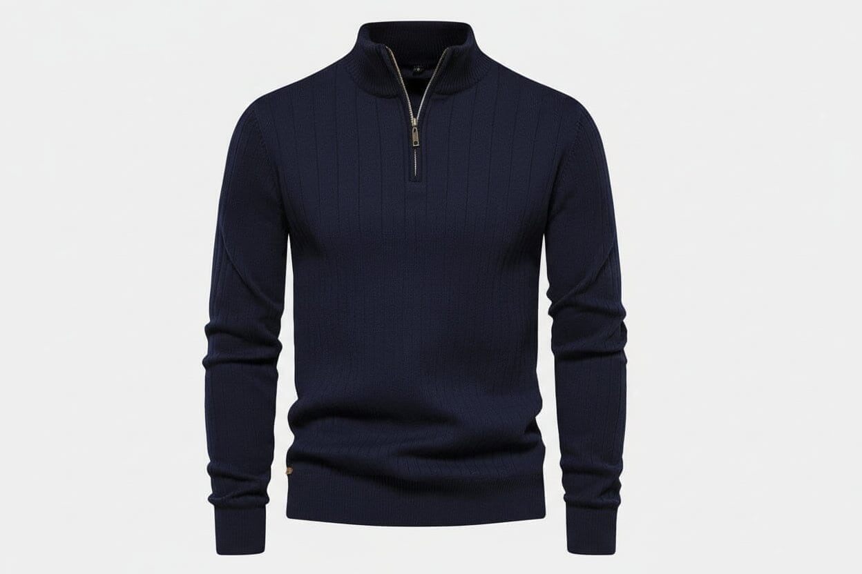 Zip Classic Strickpullover