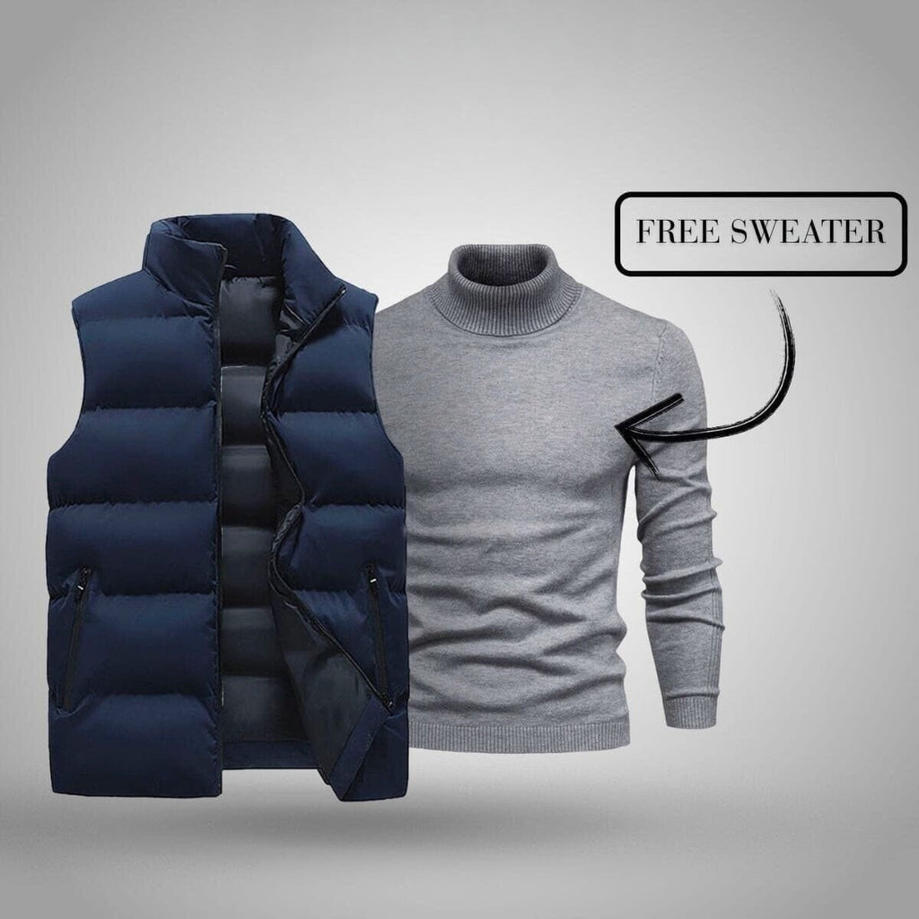 Weste + Gratis Pullover (schlussverkauf)