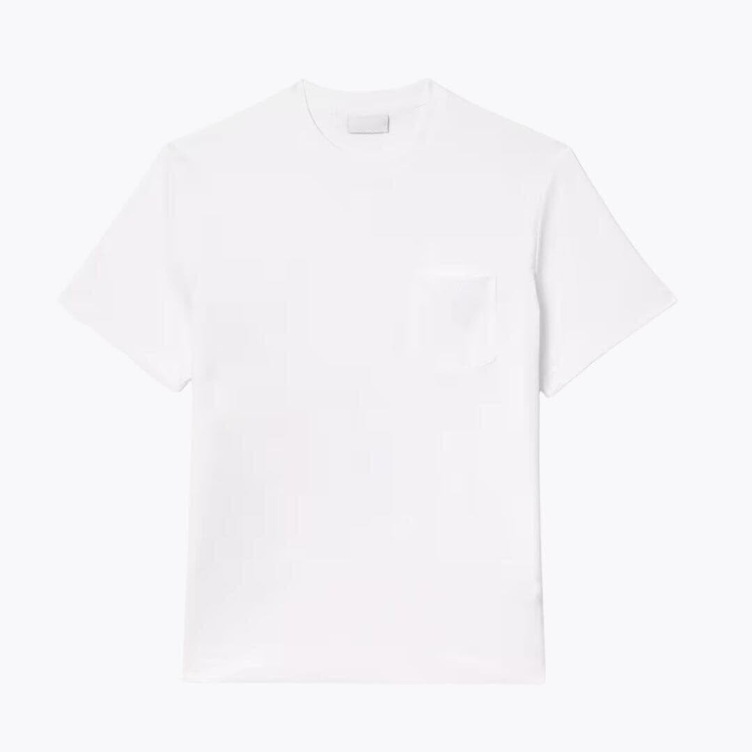 Baumwoll-T-Shirt Mit Brusttasche