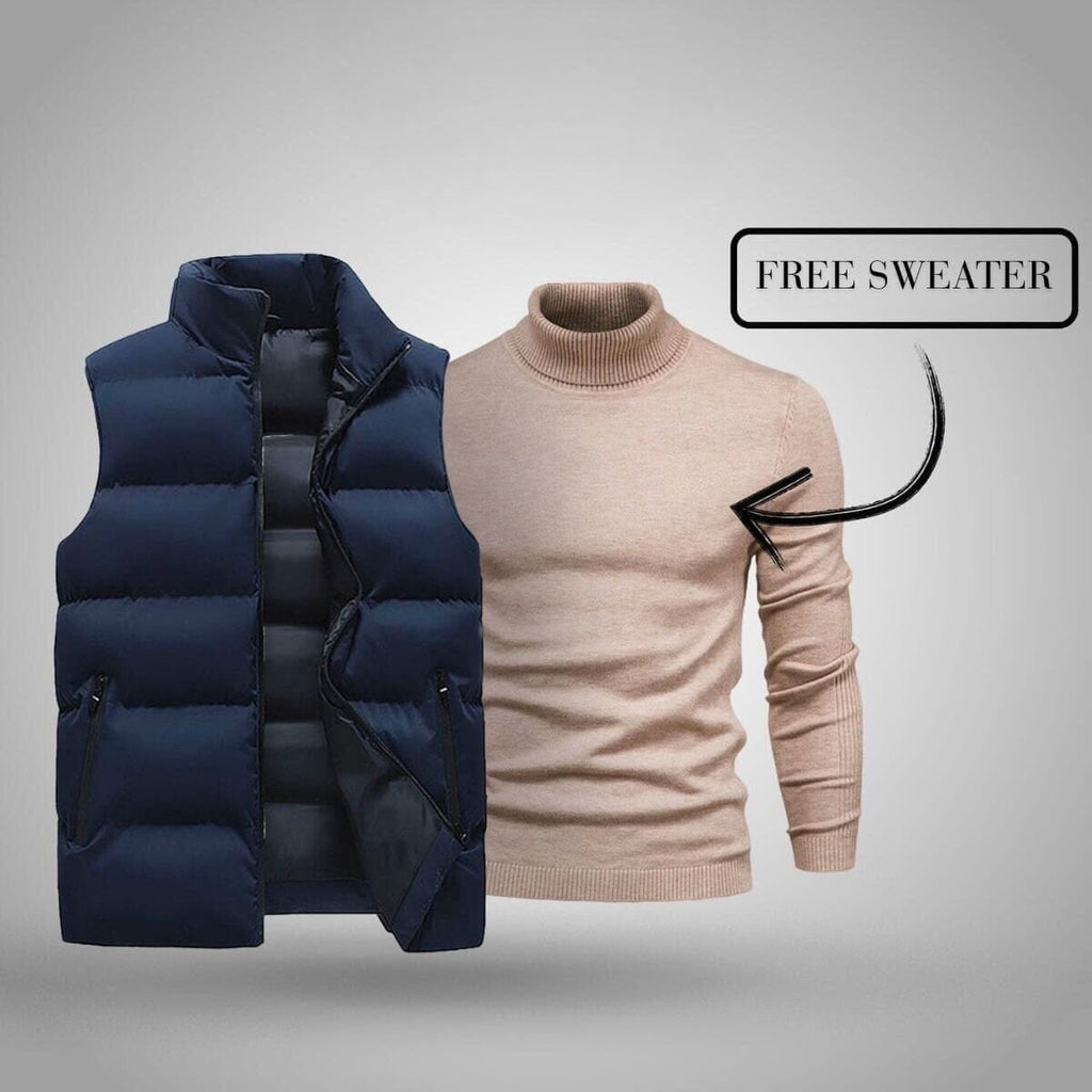 Weste + Gratis Pullover (schlussverkauf)