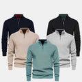Gerippter Zip-Pullover Premium