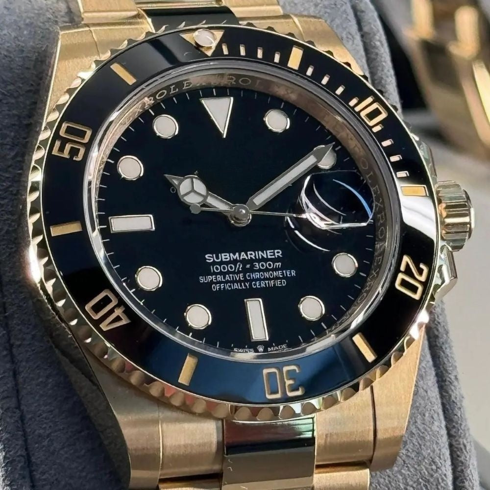 Submariner Date 126618ln-0002 Gelbgold Mit Schwarzem Zifferblatt