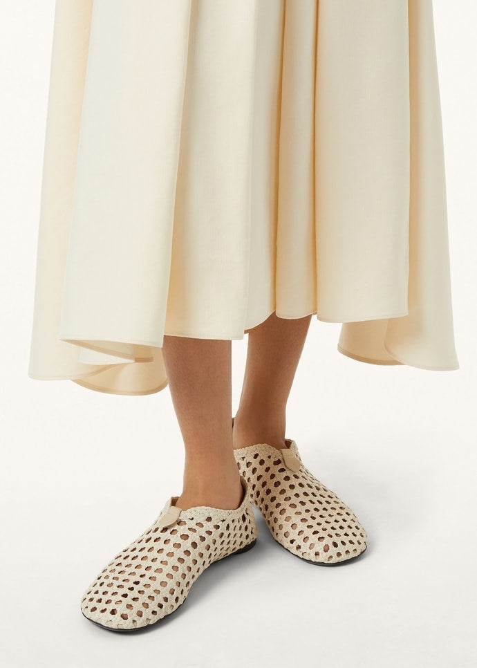 Flacher Slipper Floaty Damen - Buttery Beige