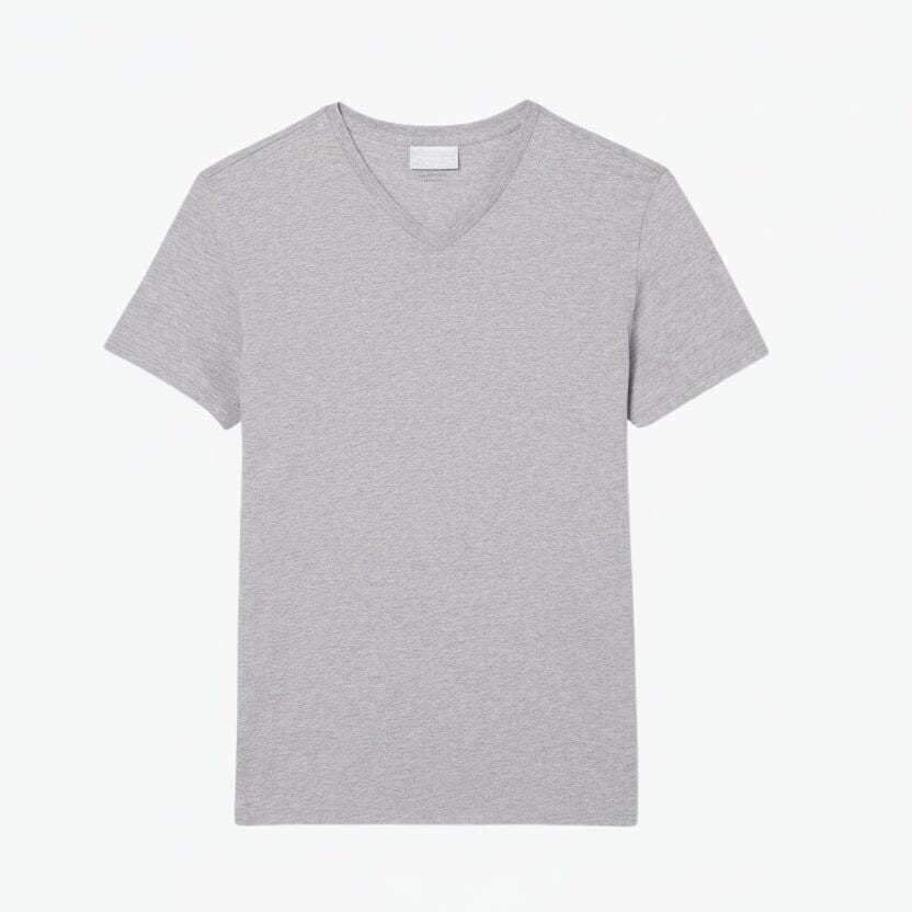 Herren V-Ausschnitt T-SHIRT Aus Leichter Pima-Baumwolle