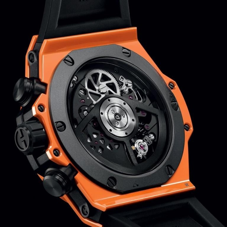 Unico Orange Keramik 42mm Herrenuhr