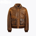 Leder-Fliegerjacke
