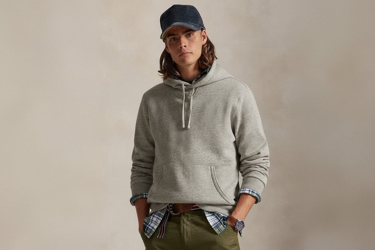Polo Bear Fleece Kapuzenpullover