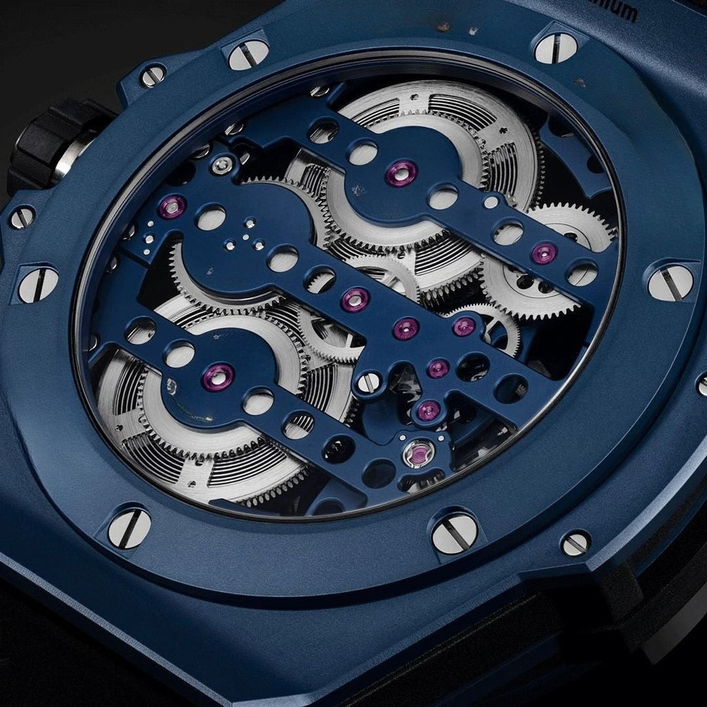 Keramik Blau 45mm Herrenchronograph