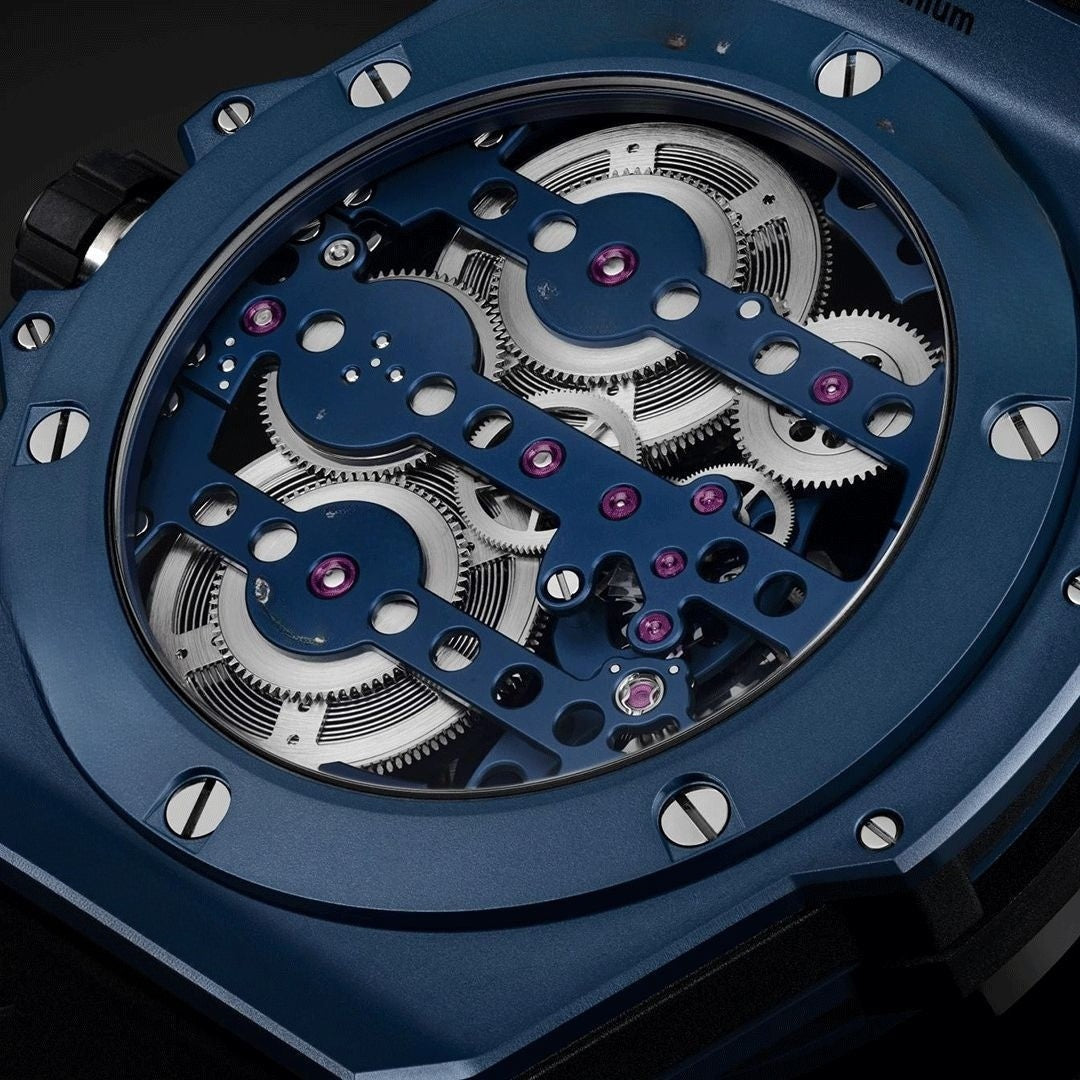 Keramik Blau 45mm Herrenchronograph