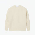 Relaxed Fit Pullover Aus Wolle Mit Patchwork-Effekt