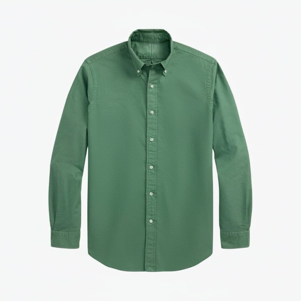 Slim Fit Oxford Hemd - Garment-Dyed