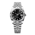 Datejust Diamant Schwarzes Zifferblatt Jubilee 41mm