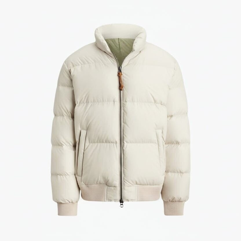 Strukturierte Ripstop Daunenjacke