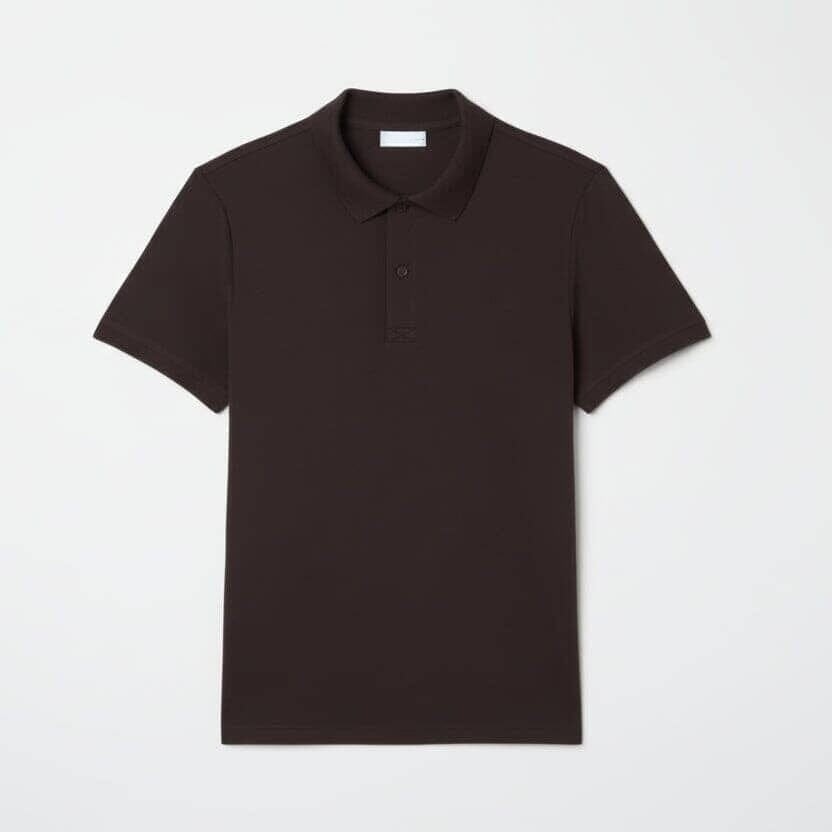 Regular Fit Poloshirt Aus Baumwoll-Mix