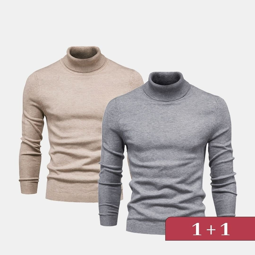 Double Elegance Rollkragenpullover – Kaufe 1, Erhalte 1 Gratis