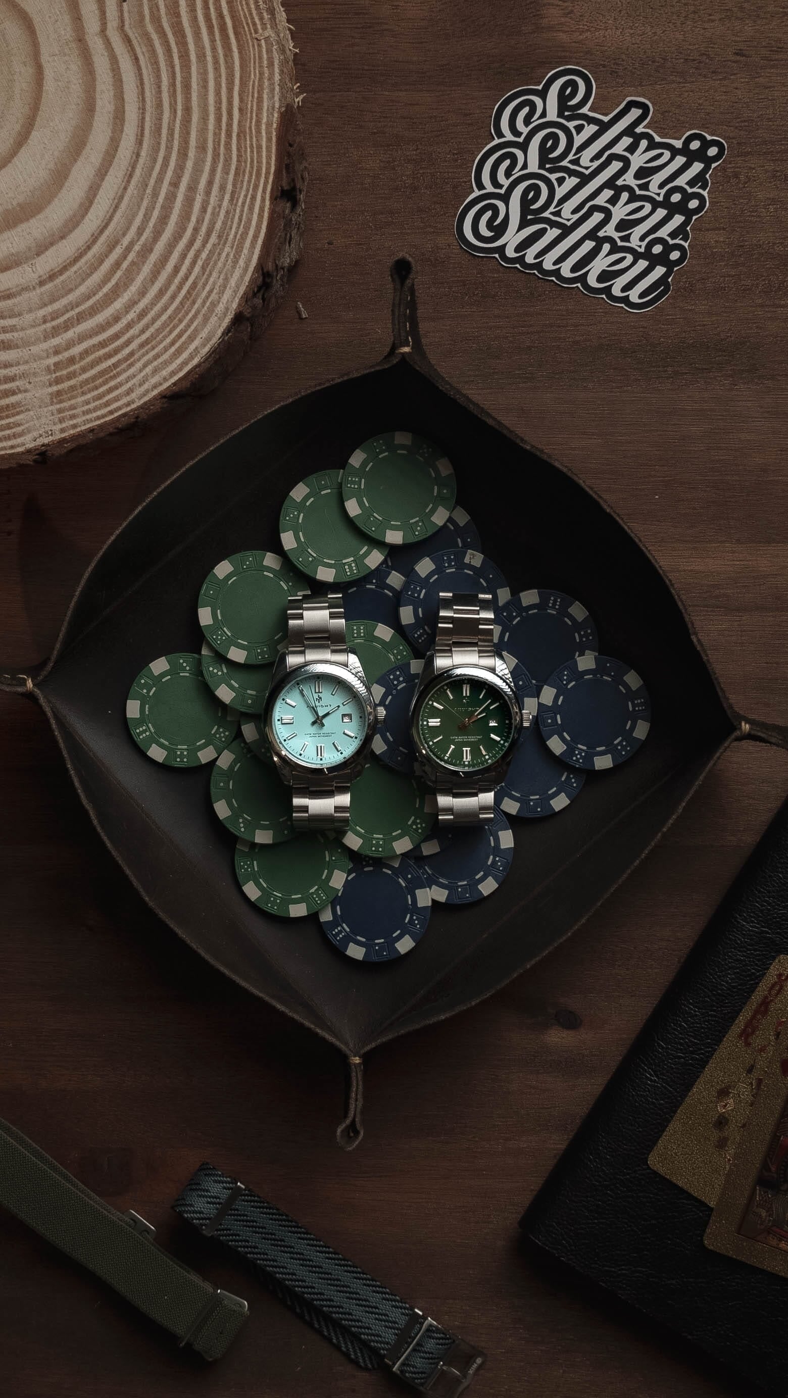 PD Aknight 2113 Herren Quarzuhr - 39mm Edelstahl