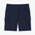Cargo-Shorts Aus Baumwoll-Fleece