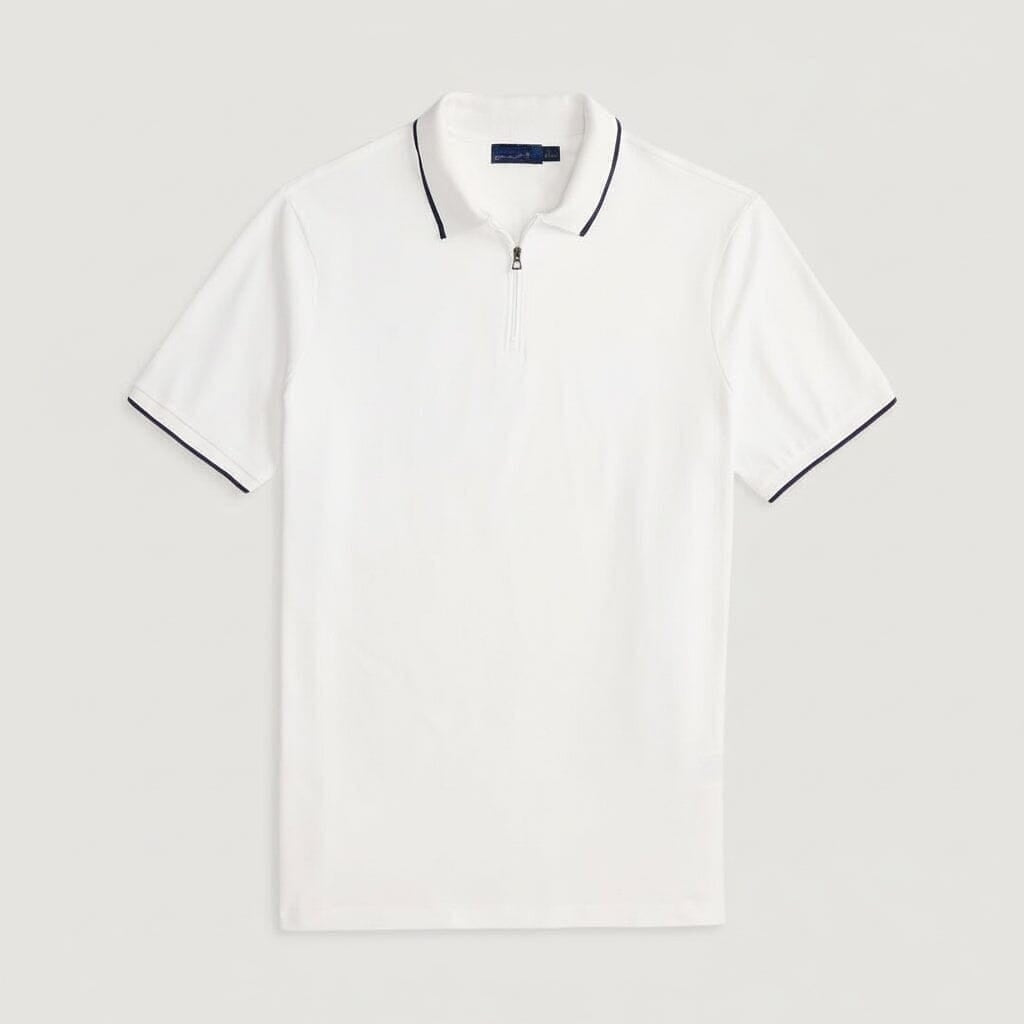 Classic Fit Stretch Mesh Poloshirt
