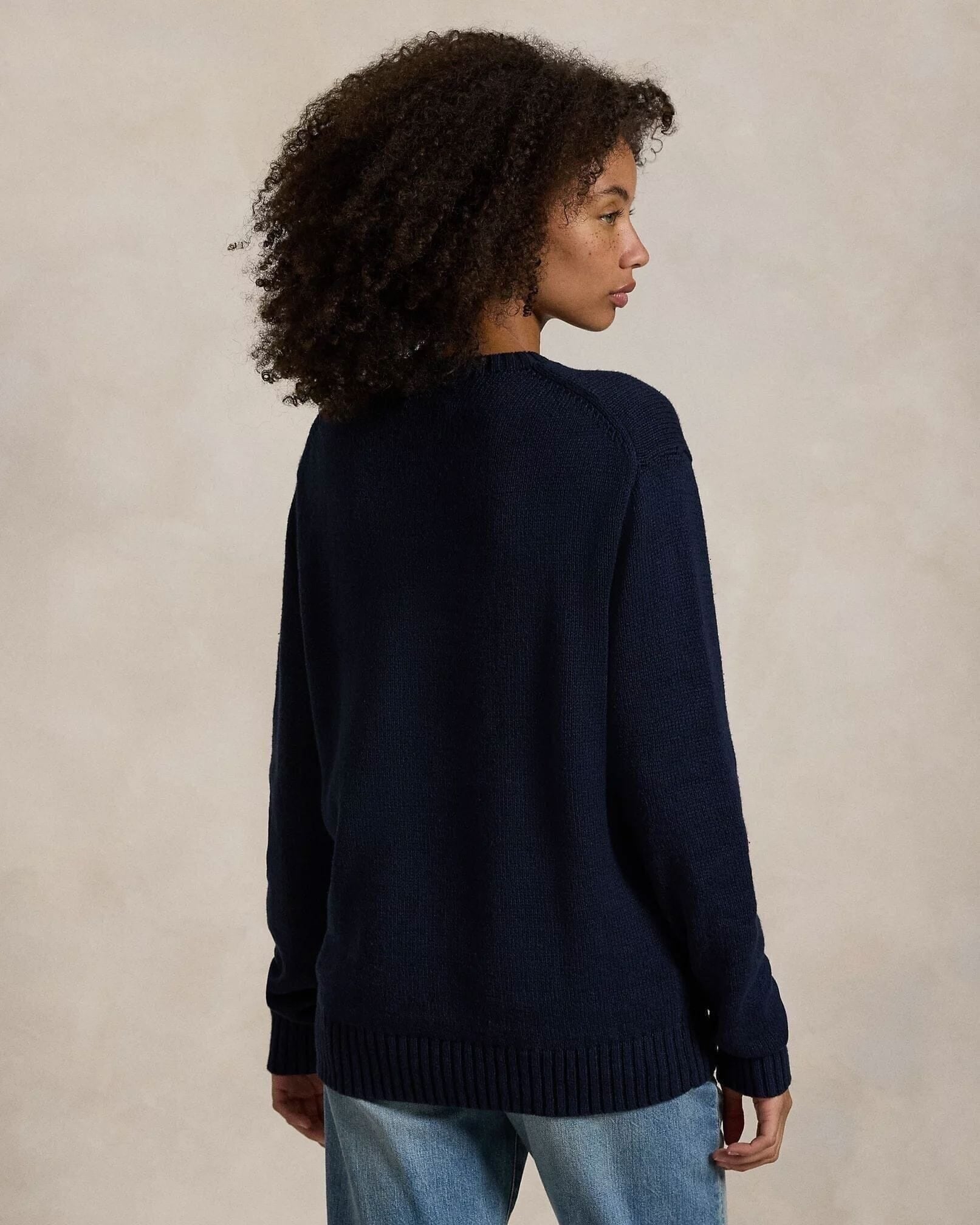 Polo Bear Baumwolle-Leinen Pullover