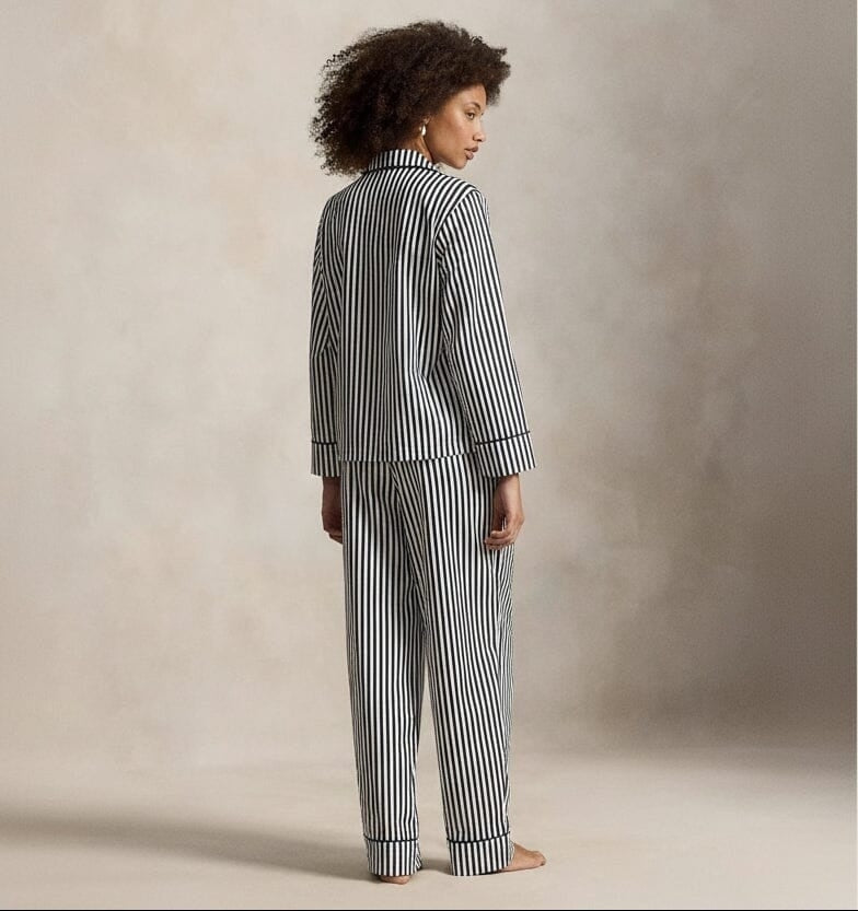Polo Bear Baumwoll-Sateen Pyjama-Set