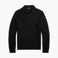 Wolle-Kaschmir Zopfstrick-Pullover