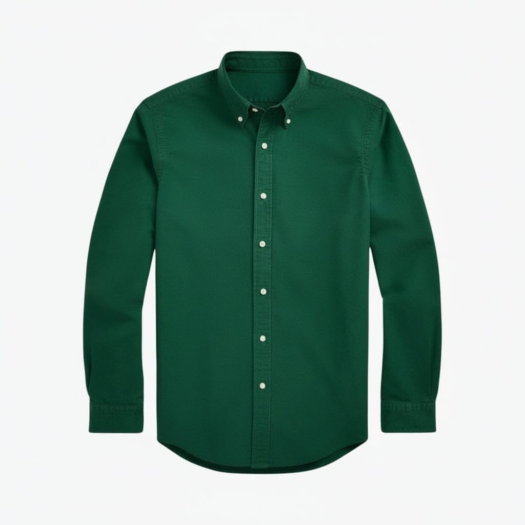 Slim Fit Oxford Hemd - Garment-Dyed