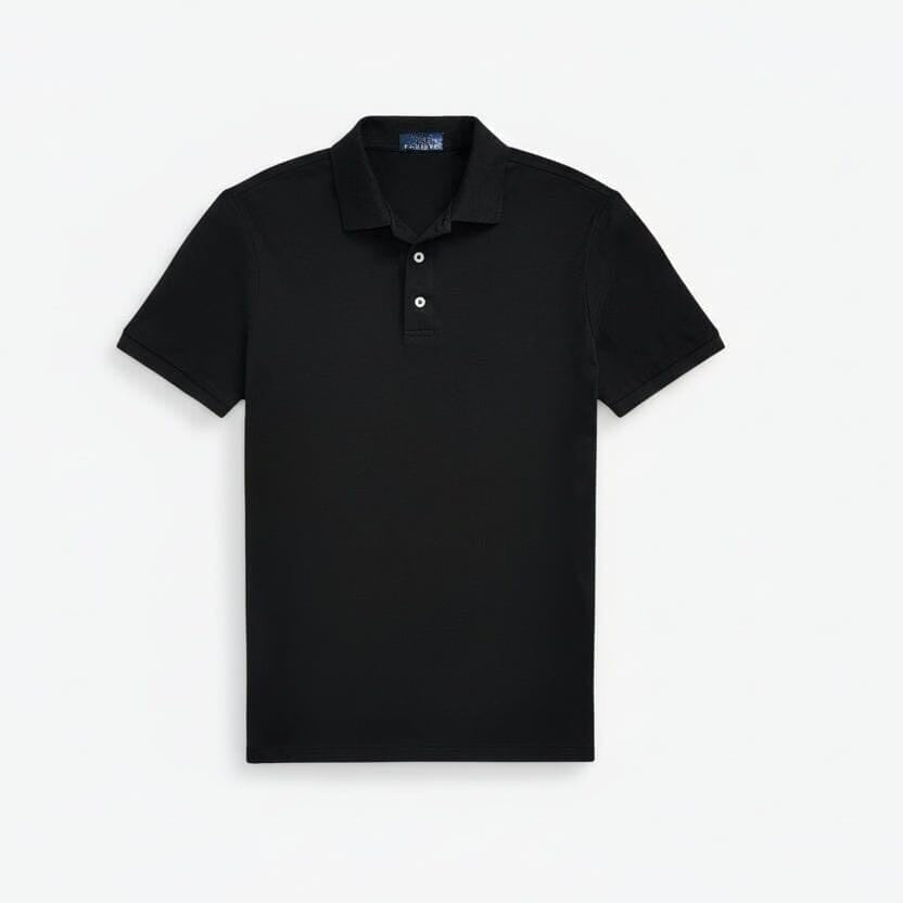 Custom Slim Fit Stretch Mesh Polo-Shirt