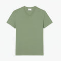 Herren V-Ausschnitt T-SHIRT Aus Leichter Pima-Baumwolle