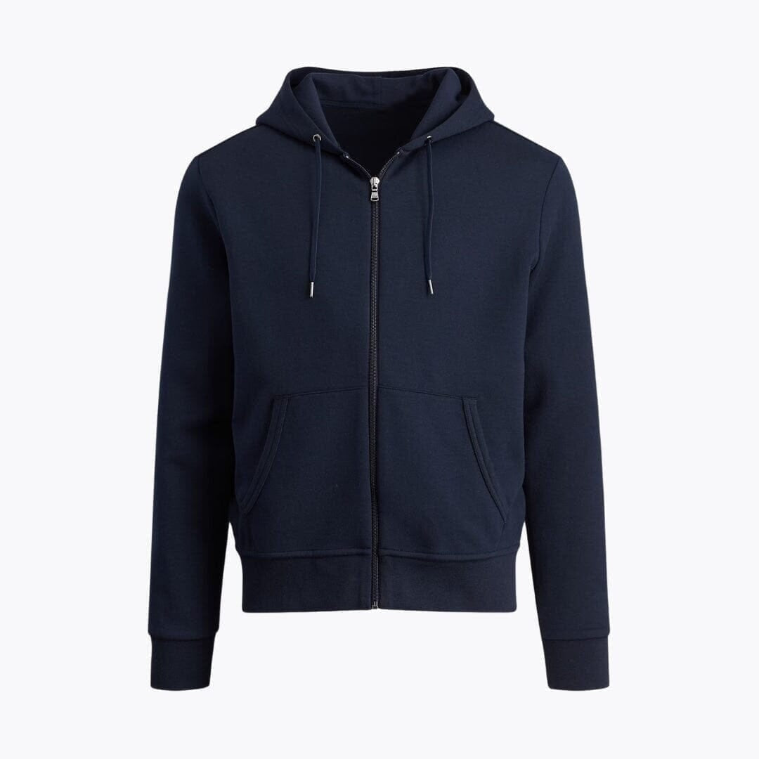 Doppelstrick Kapuzenjacke Mit Reißverschluss