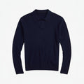 Woll-Pullover Mit Johnny-Kragen