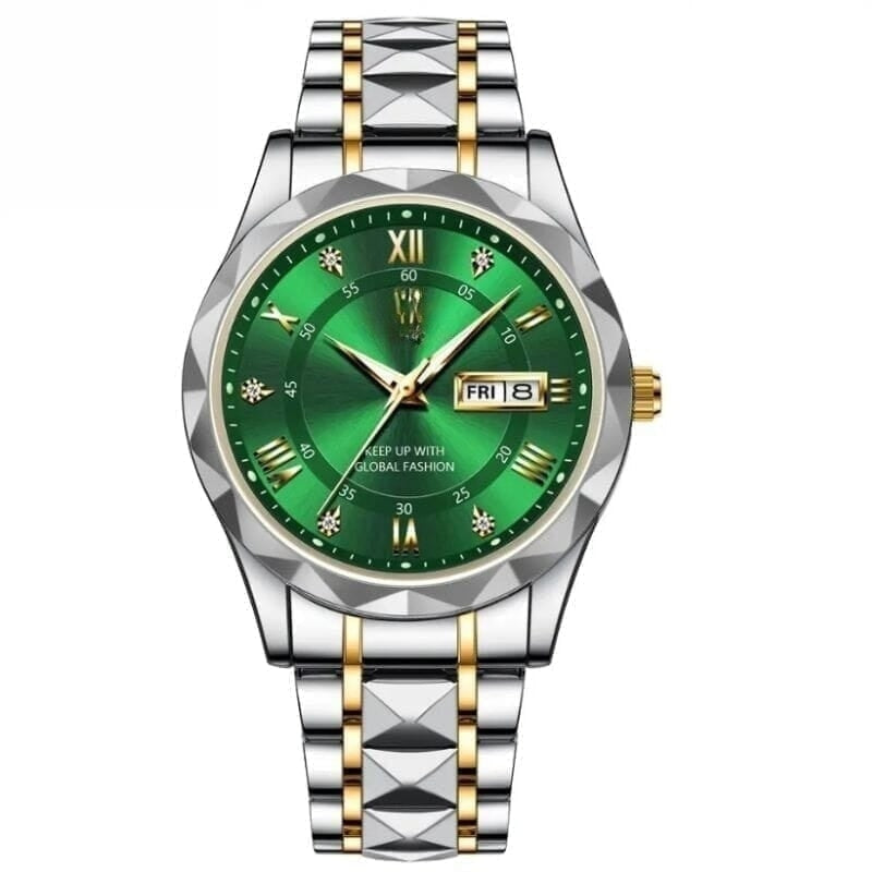 Luminous Steel 40mm Herrenarmbanduhr - Wasserdicht | Edelstahl