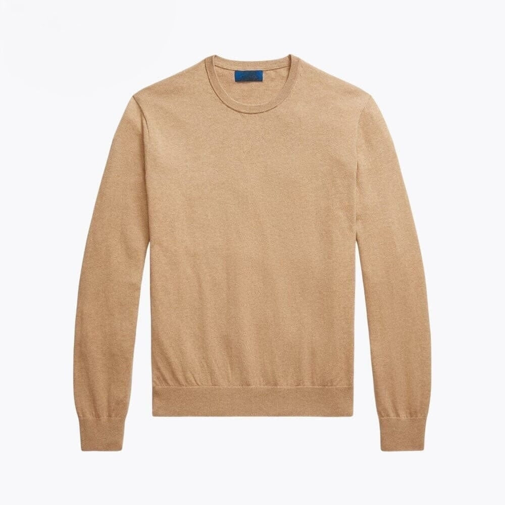 Baumwolle-Kaschmir Rundhals Pullover