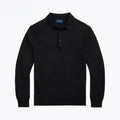 Woll-Pullover Mit Polo-Kragen