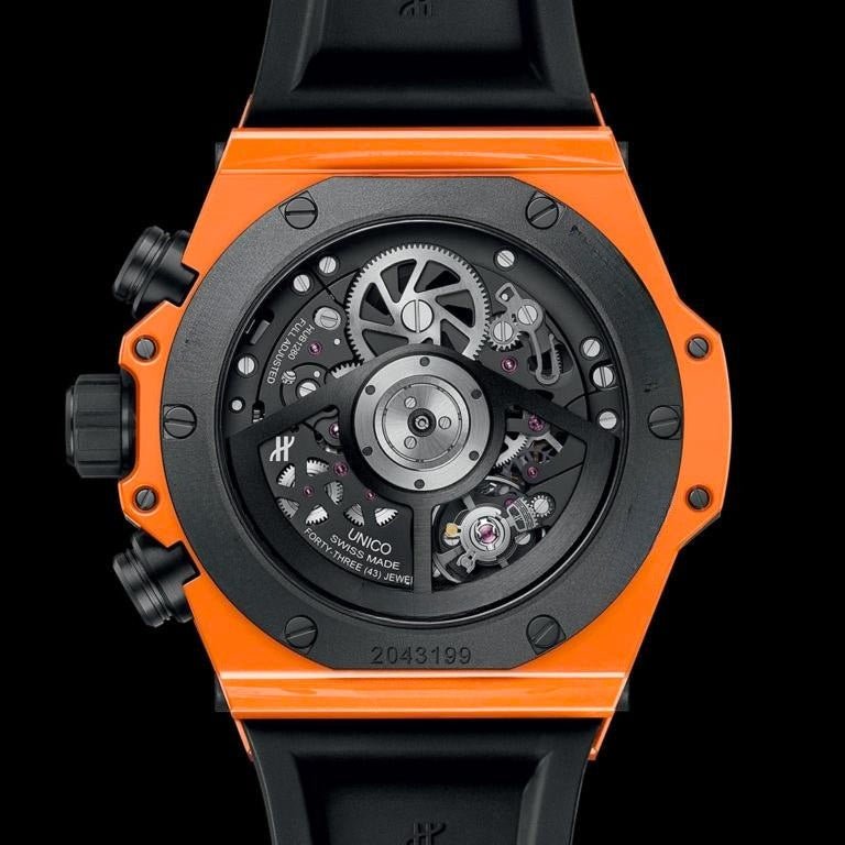 Unico Orange Keramik 42mm Herrenuhr