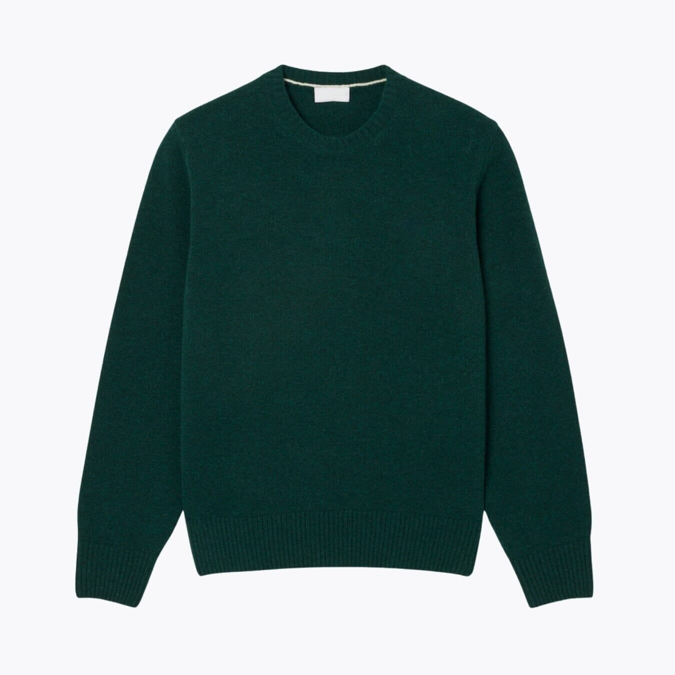 Pullover Aus Gekämmter Wolle Mit Rundhalsausschnitt