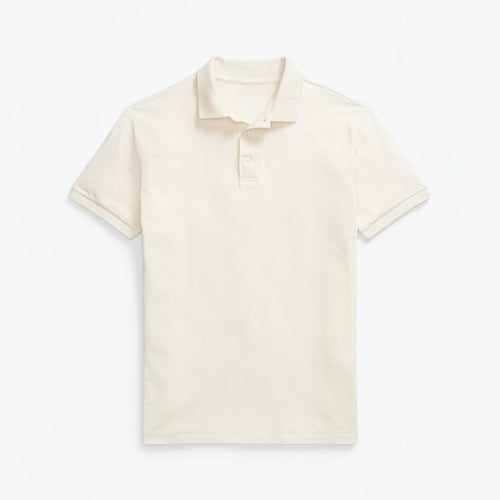 Custom Slim Fit Stretch Mesh Polo-Shirt