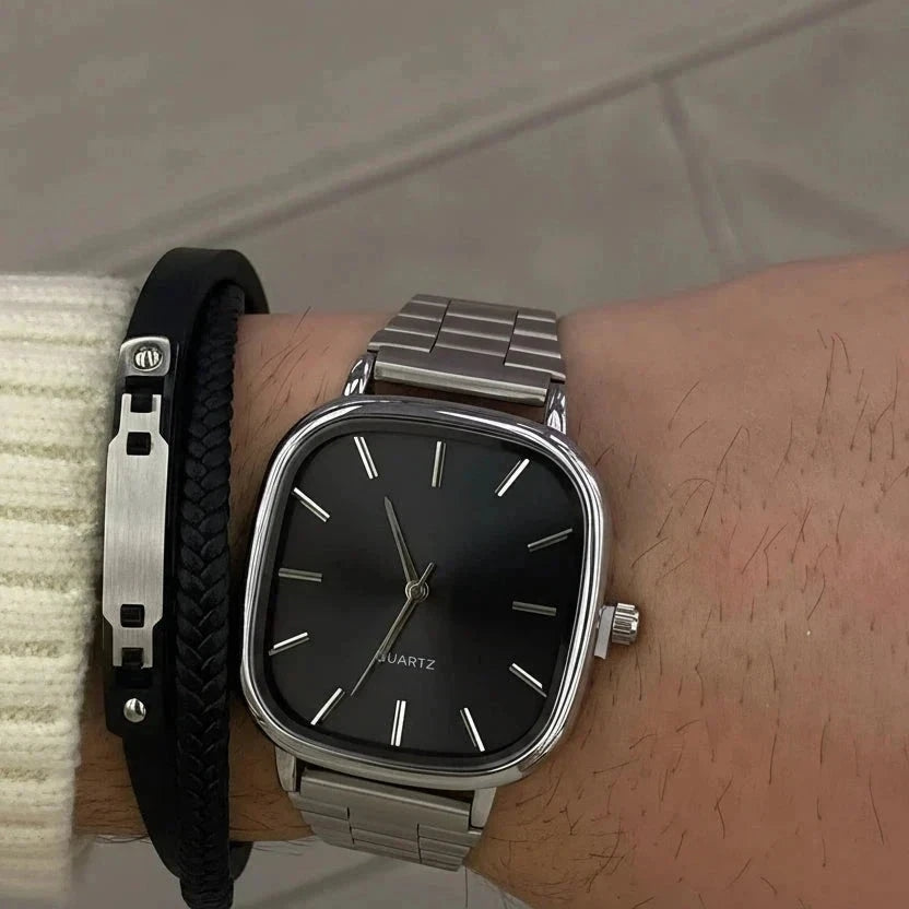 Luxuriöse 36mm Armbanduhr - Wasserdicht | Edelstahl
