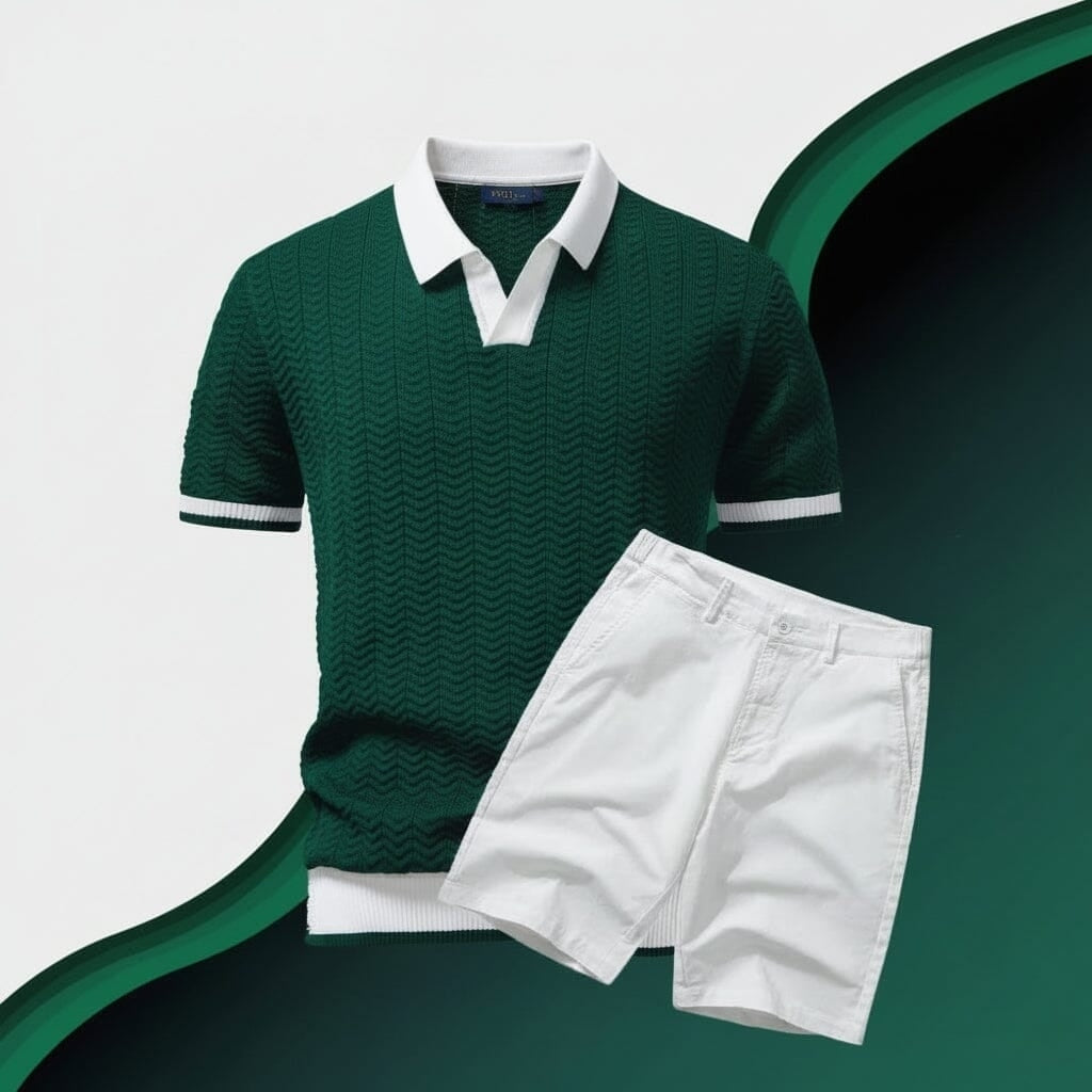Old Money Poloshirt + Shorts Set